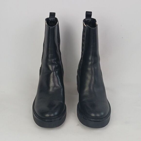 DKNY Logo Lug Booties - Picture 1 of 8